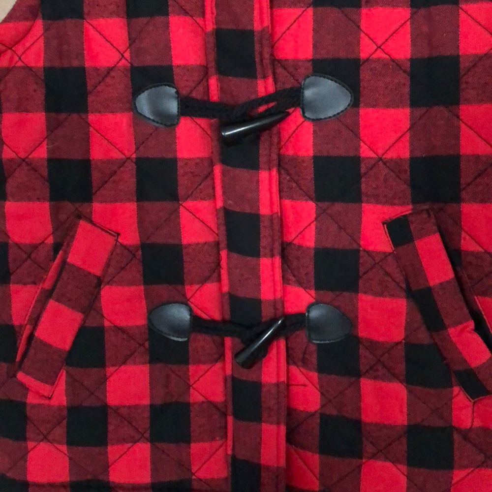 NWT Mossimo Flannel Vest size S/P - Picture 2 of 9